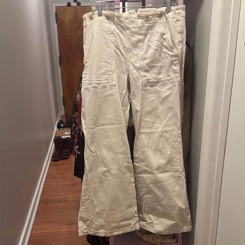 By Anthropologie utility barrel pants